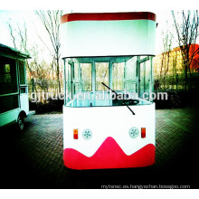 Populares Multi-función de Mini Food Truck / Fast Food Cart / Hot Dog Vending Van / comida rápida Mobile Kitchen Van